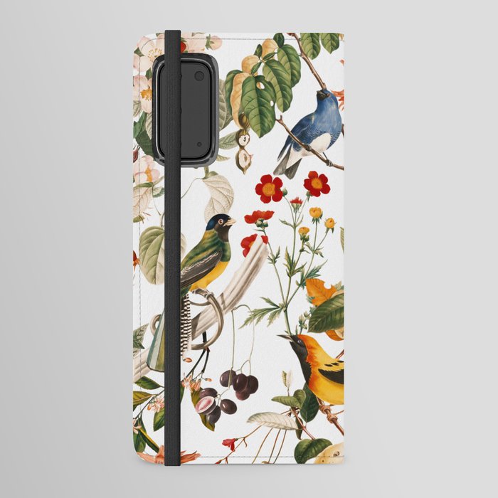 Floral and Birds XXXII Android Wallet Case