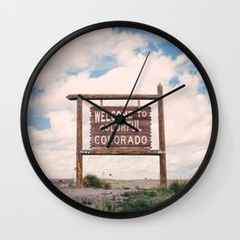 Welcome to Colorful Colorado Wall Clock