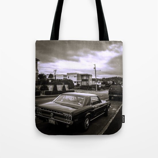 Black Ride Tote Bag