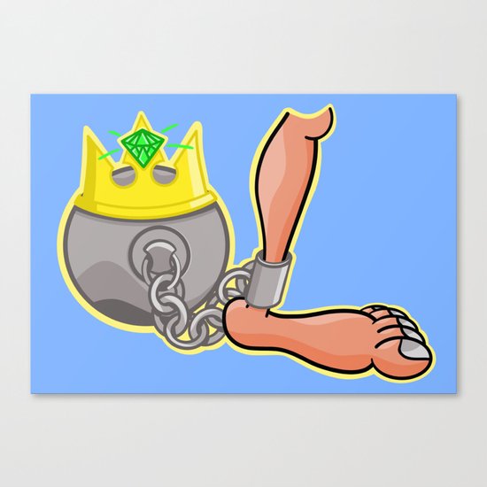Ball and Chain Canvas Print