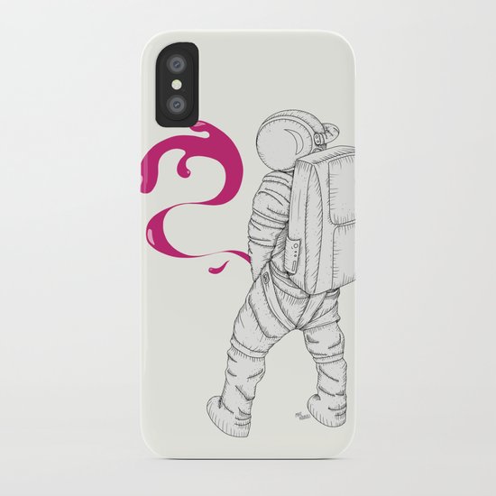 P{ee}ink in Space iPhone Case