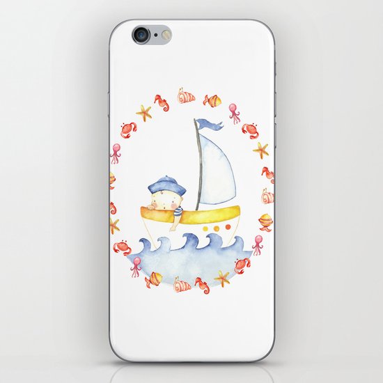 Baby sailor iPhone Skin