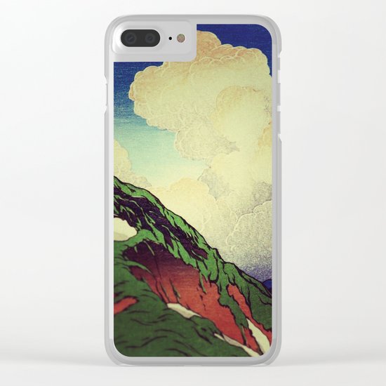 The Hike to Mt Harusan Clear iPhone Case