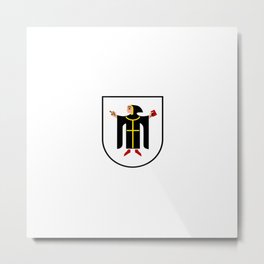 Coat of arms of Munich München Metal Print | Bayer, Minga, Munich, Friedensengel, Fraunhofer, Feldherrnhalle, German, Graphicdesign, Deutsch, Marienplatz 