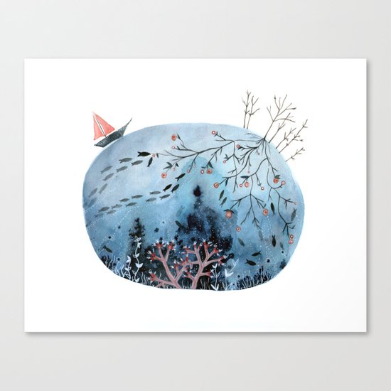 BRIDGES AND BALLOONS Canvas Print