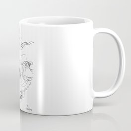 Woman and fish graphic Coffee Mug