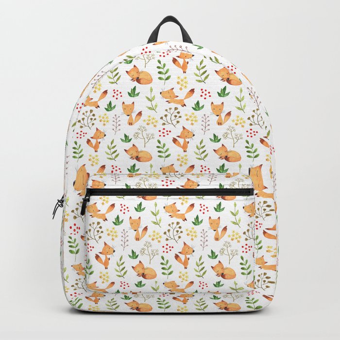 Foxy Fun Backpack by olyme | Society6