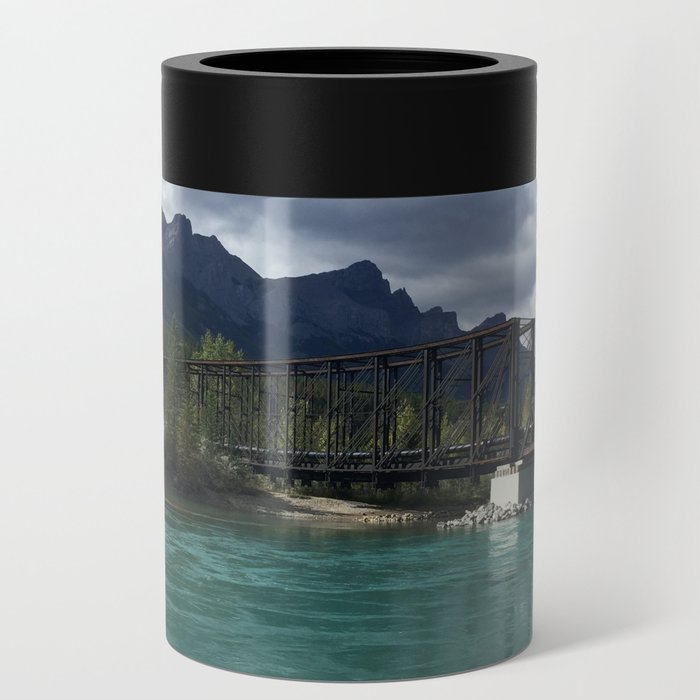 Bow River Engine Bridge - Canmore, Canada  Can Cooler