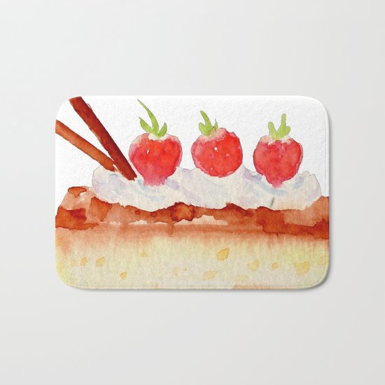 Cheese Cake Bath Mat