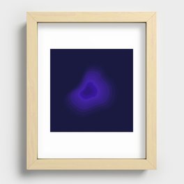Blue hole Recessed Framed Print
