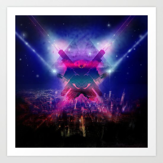 Robo Chi Step Art Print