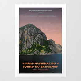 Parc National du Fjord-du-Saguenay Art Print