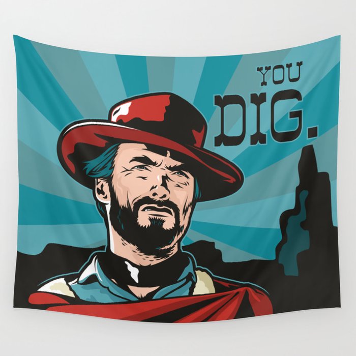 Clint Eastwood Wall Tapestry By Jamie Lee Art Society6