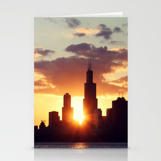 Chi Sky Stationery Cards