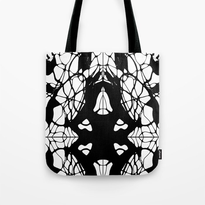 Neurographic pattern with a circles and variety shapes by MariDani Tote Bag