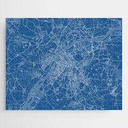 Nanjing City Map of China - Blueprint Jigsaw Puzzle