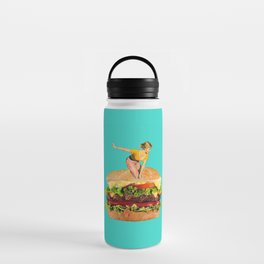 love at first bite 2 teal Water Bottle