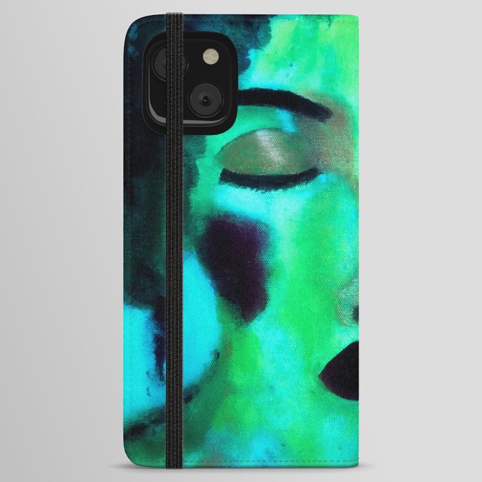 She Became One With Water iPhone Wallet Case