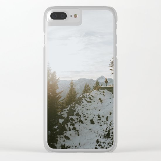 Taking in the view - Landscape Photography Clear iPhone Case