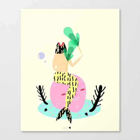 mermaid Canvas Print
