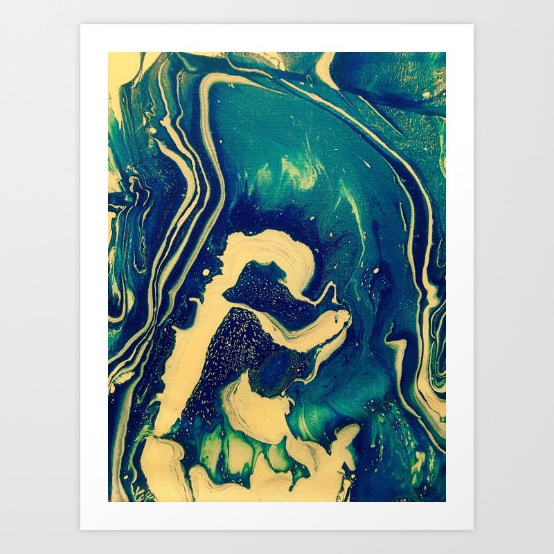 Swirly Art Print By Sbysicksprays Society6