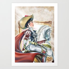 Princess Knight Art Print