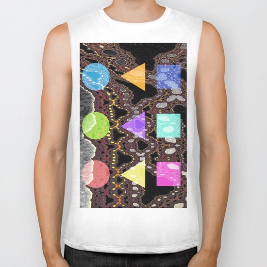 land of bridges forms Biker Tank