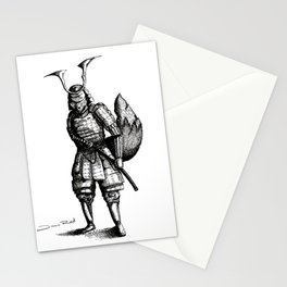 Samurai Fox Stationery Cards
