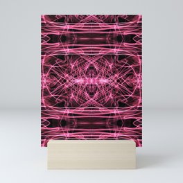 Liquid Light Series 41 ~ Red Abstract Fractal Pattern Mini Art Print