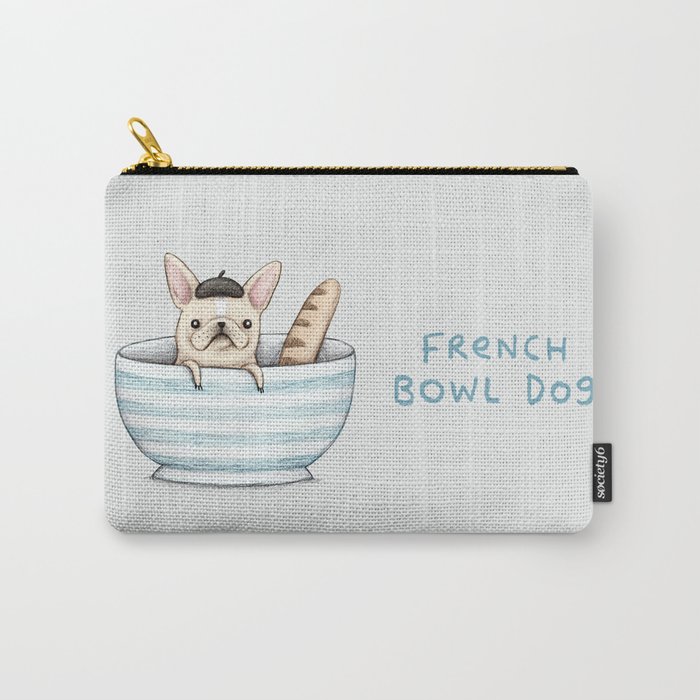 French Bowl Dog Carry-All Pouch