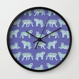 Year of the Tiger in Very Peri Wall Clock