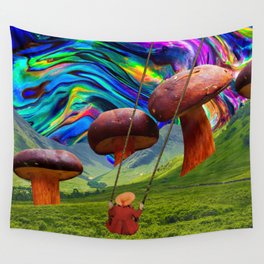 Push me higher! Wall Tapestry