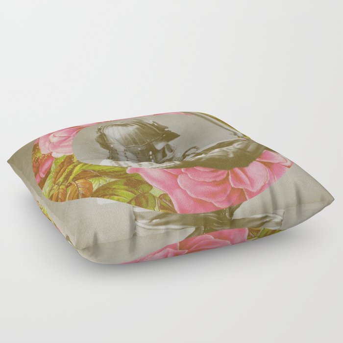 Botanical Samurai Floor Pillow