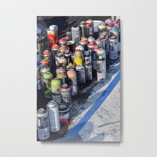 An Artist's Tools Metal Print