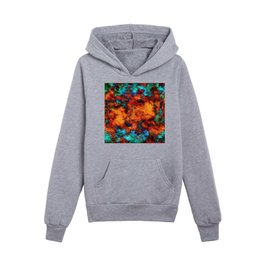 A big orange flower Kids Pullover Hoodies