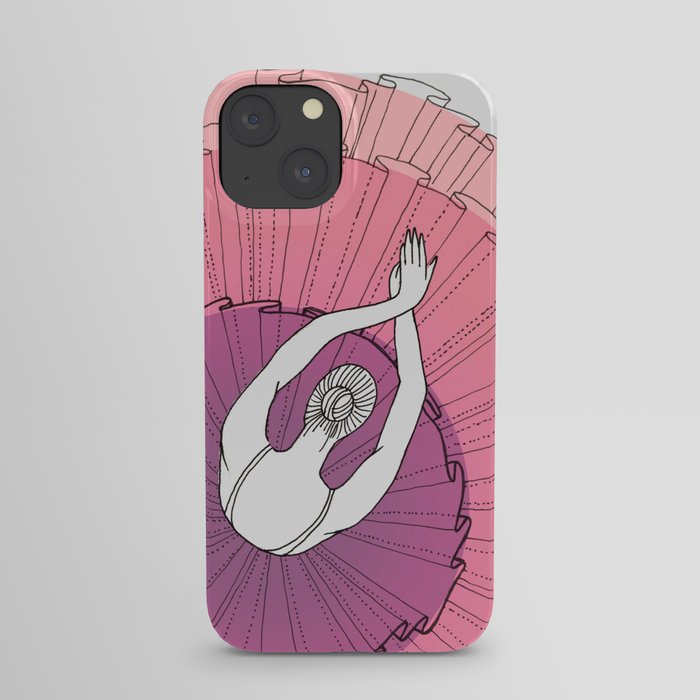 Pink Ballerina iPhone Case