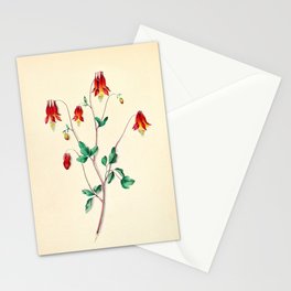  Wild Columbine by Clarissa Munger Badger, 1859 (benefitting The Nature Conservancy) Stationery Card