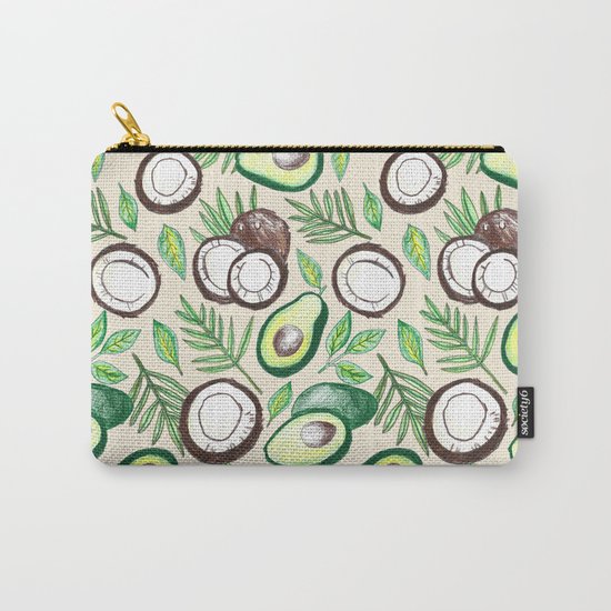 Coconuts & Avocados Carry-All Pouch