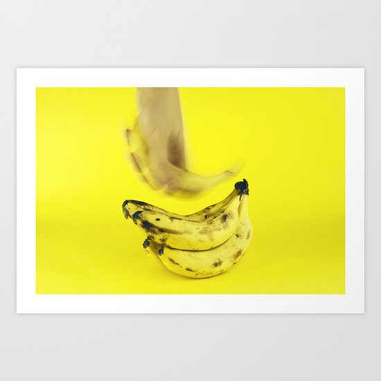 Grab a banana Art Print