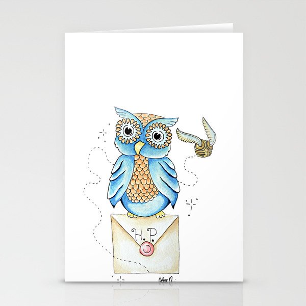 Harry Potter - Hedwig Owl and Golden Snitch Stationery Cards