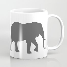 African Elephant Silhouette(s) Coffee Mug