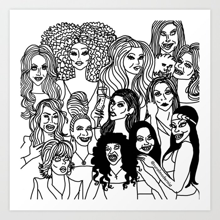 Real housewives pt. 2 Art Print