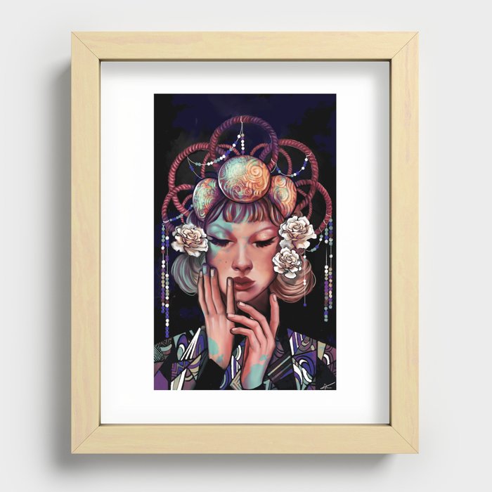 Glitter and Gold Recessed Framed Print
