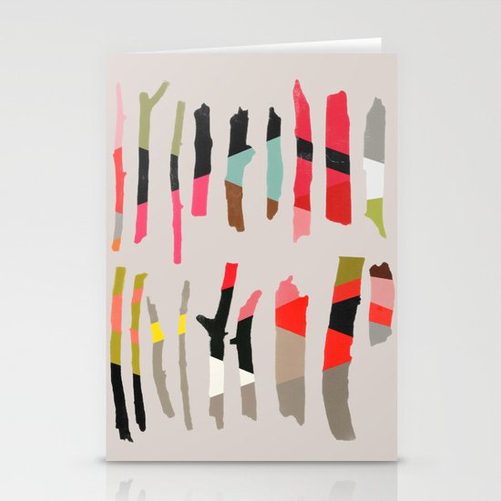 painted twigs 1 Stationery Cards