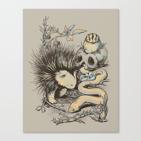 Haunters of the Waterless Canvas Print