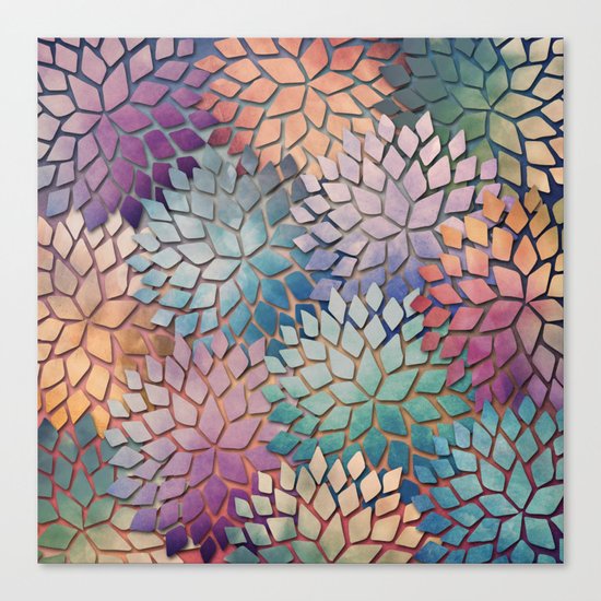 Abstract Floral Petals 4 Canvas Print