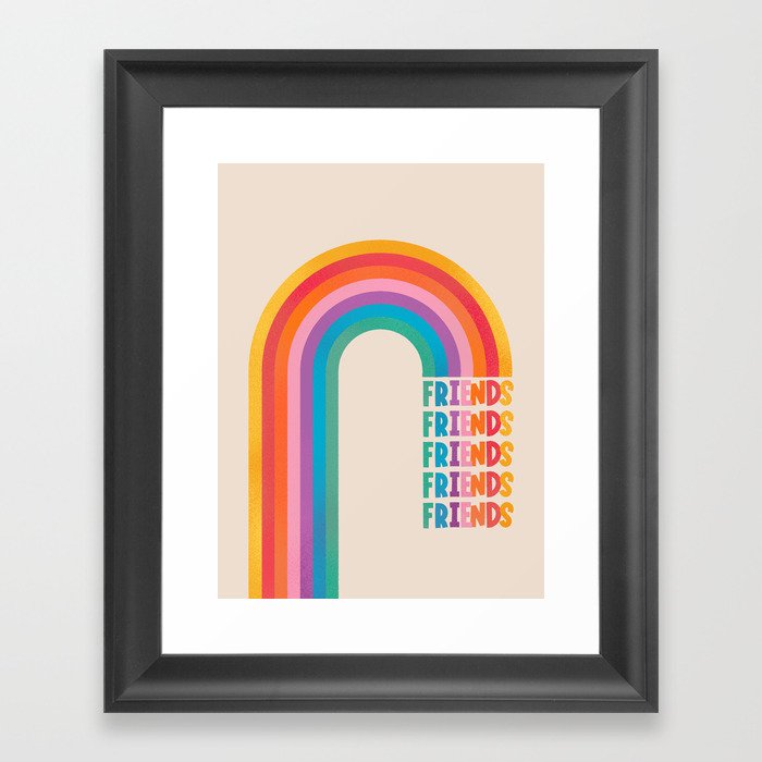 Rainbow Friends Framed Art Print