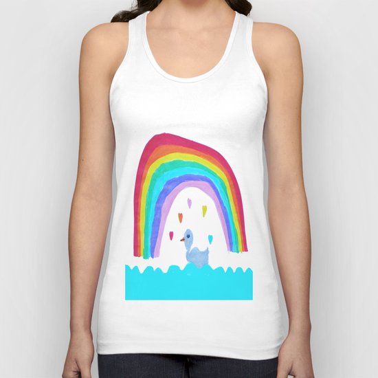 RAiNBOW DUCK Unisex Tank Top