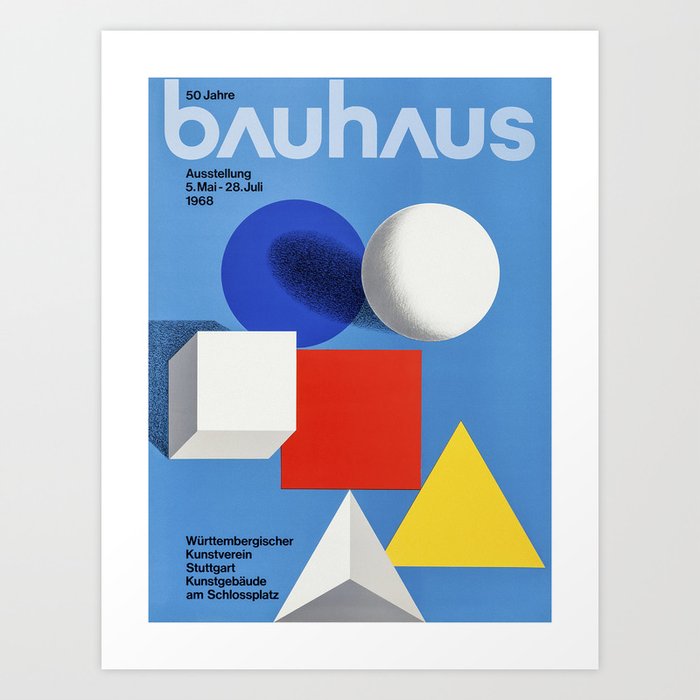 Bauhaus Art Exhibition Art Print