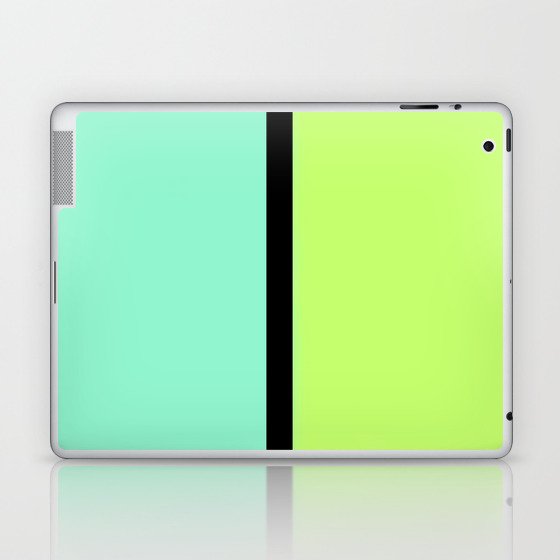 Blue and Green Laptop & iPad Skin